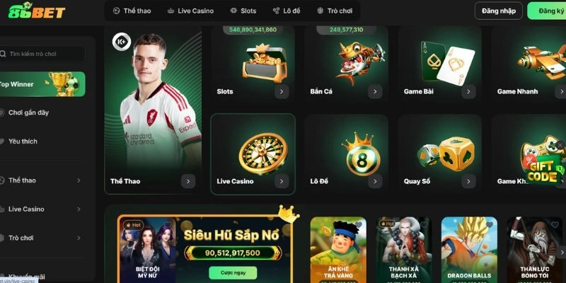 86Bet hướng đến trải nghiệm cá cược toàn diện