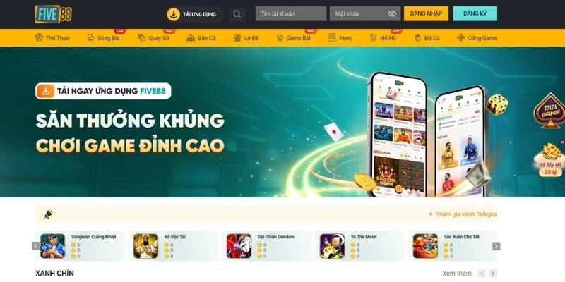 Five88 – Thương Hiệu Cá Cược Hợp Pháp, Uy Tín Và Đẳng Cấp