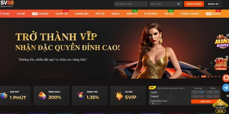 SV88 – Nhà Cái Hợp Pháp Với Giấy Phép Cá Cược Quốc Tế
